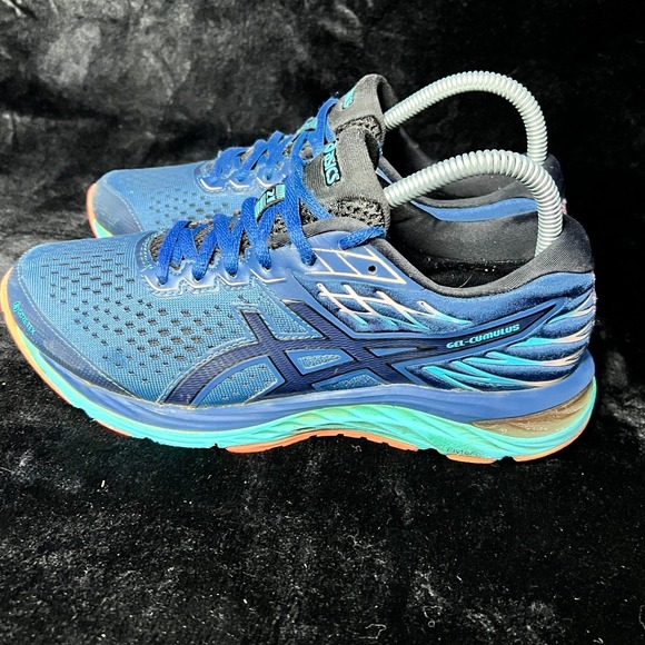Asics Shoes - Asics Gel-Cumulus 21 G-TX 1012A487 Womens 7 Running Shoes Midnight Blue Sneakers
